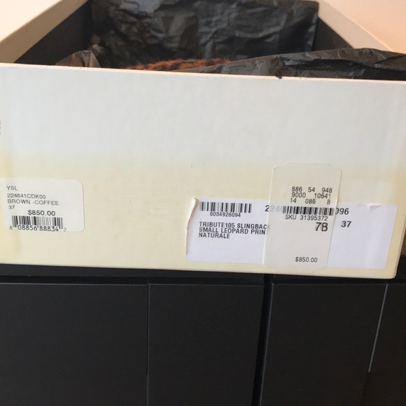 YSL Tribute 105 Slingback Leopard Print Sandals! - Picture 8 of 8